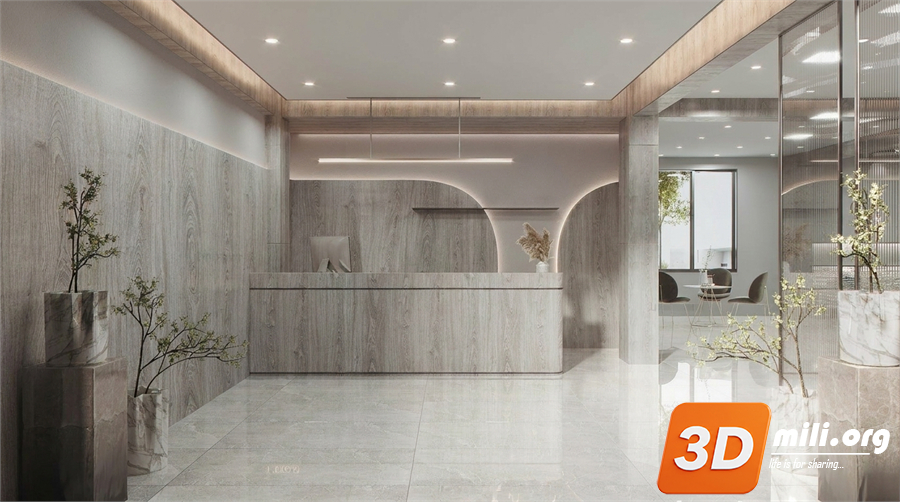 Lobby front desk Skp Files 